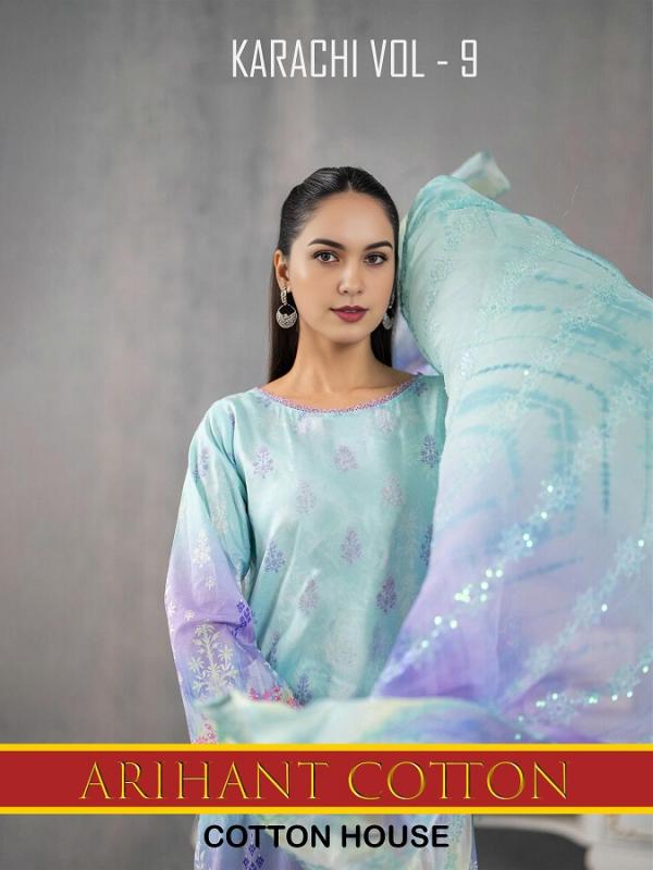 Arihant Lassa Karachi Vol-9 – Dress Material